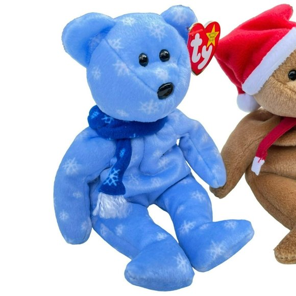 Set Of 3 Vintage Ty Original Beanie Baby 1999 and 1997 - Stuffed Animal Bear - Picture 14 of 16